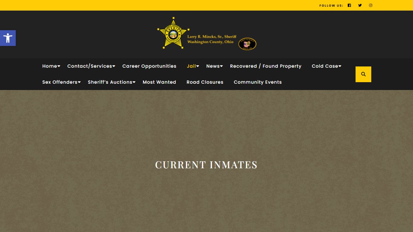 Current Inmates - washingtoncountysheriff.org