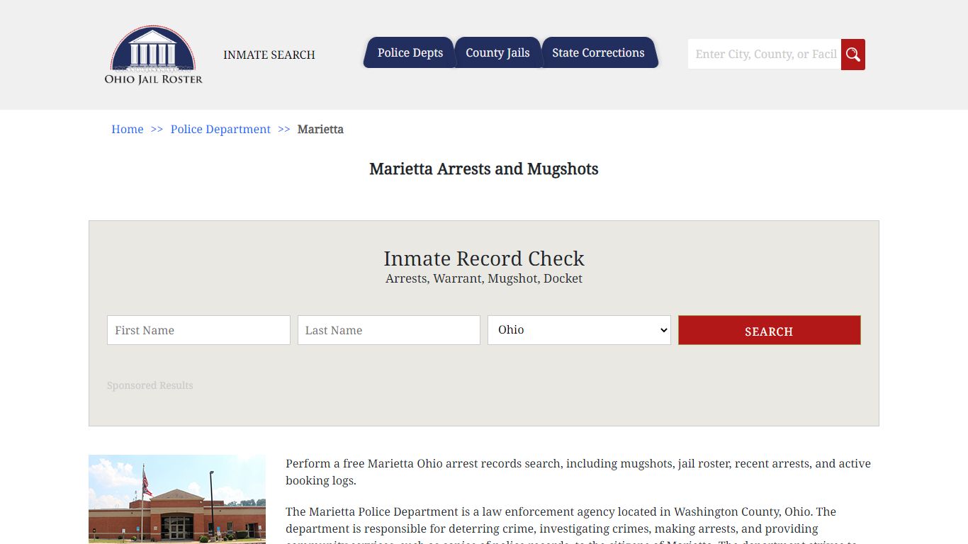 Marietta Arrests and Mugshots - Jail Roster Search